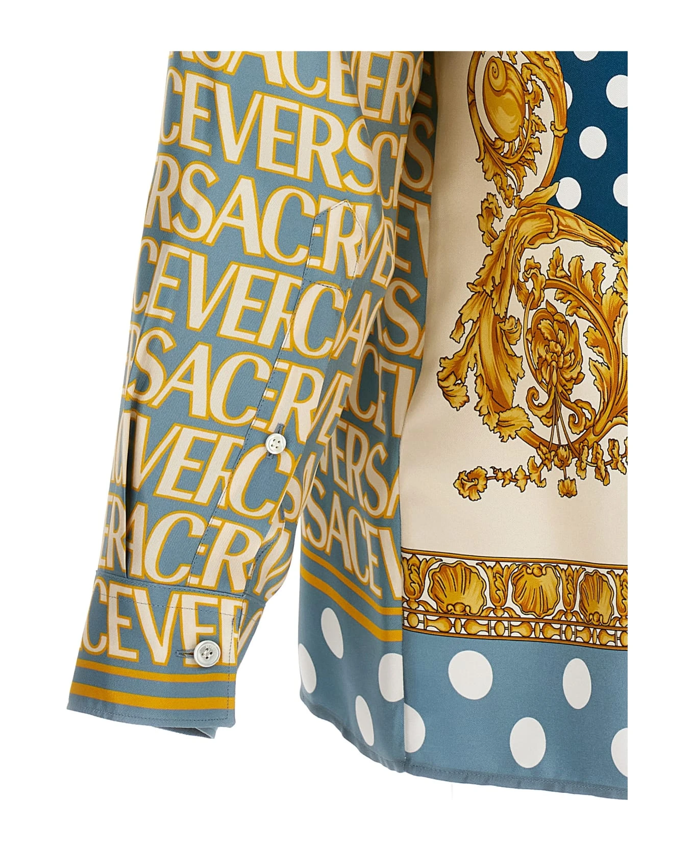 'versace Allover Polka Dot' Shirt With La Vacanza - Image 4