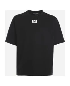 Dolce & Gabbana Cotton T-shirt With Logo Patch