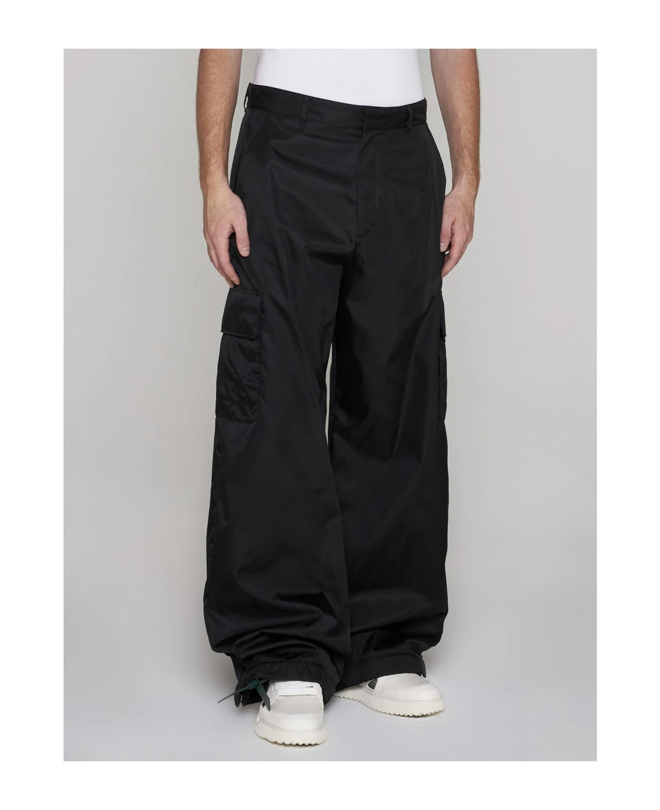 Off-White Nylon Cargo Pants - Image 3