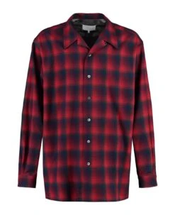 Maison Margiela Checked Wool Shirt