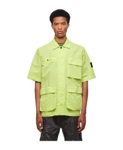 Stone Island Blend Cotton Shirt Jacket