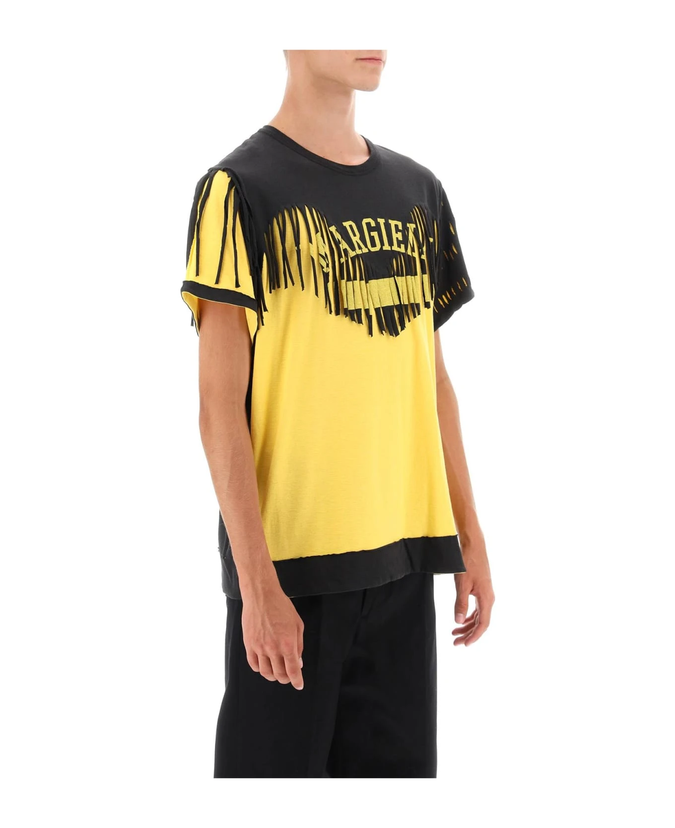 Maison Margiela Décortiqué Fringe T-shirt - Image 2