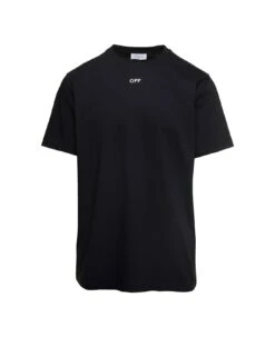 Off-White Off Stitch Slim S/s Tee Black White
