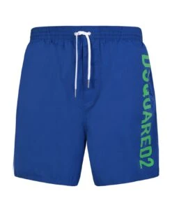 DSQUARED2 Blue/green Technicolor Swim Shorts