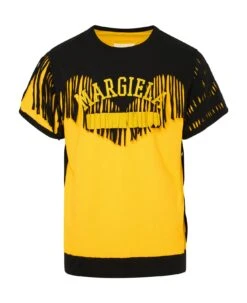 Maison Margiela Two-tone Décortiqué Cotton T-shirt