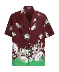 Valentino Graphic Print Bowling Shirt