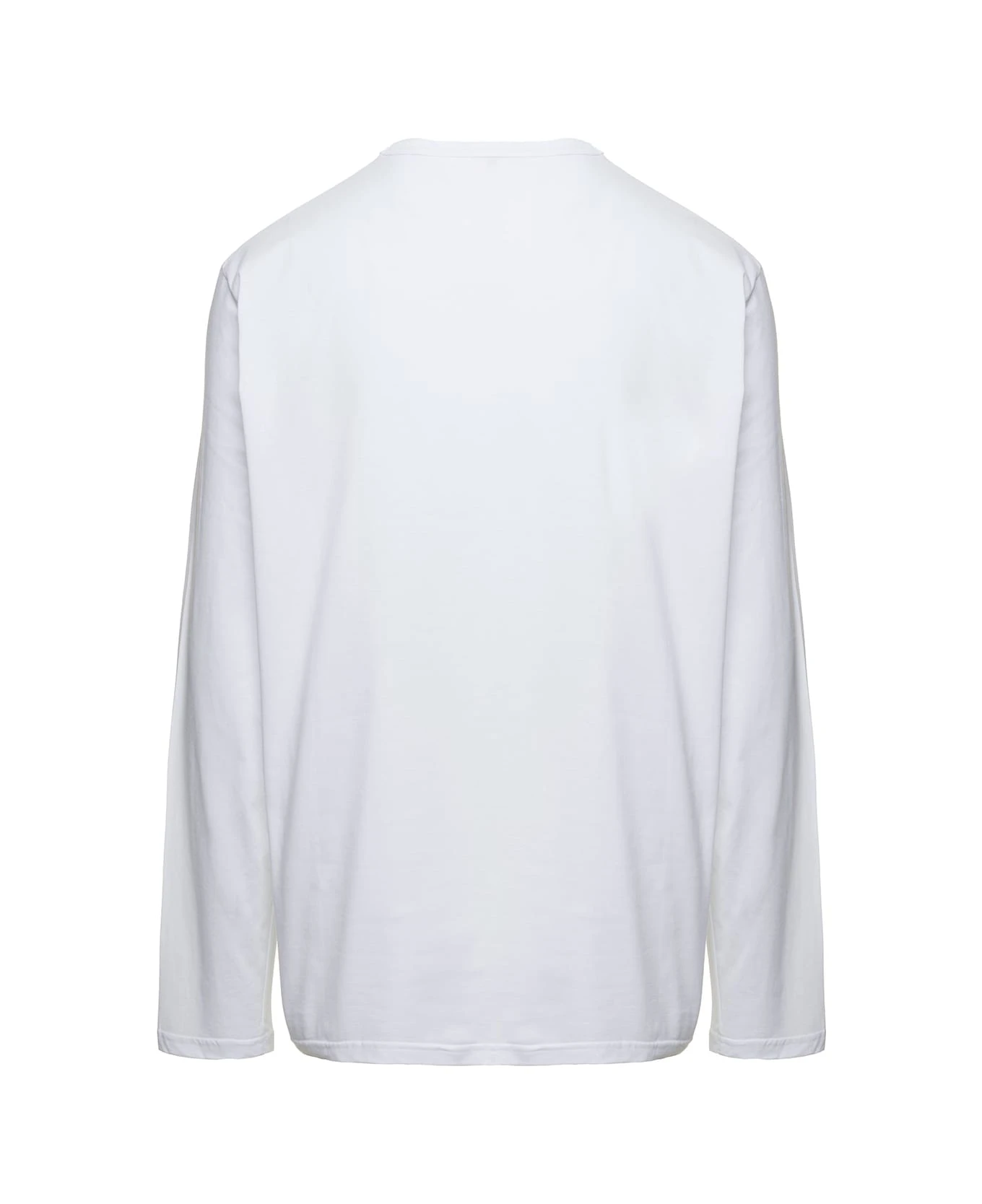 Alexander McQueen White Crewneck Sweatshirt With Multicolor Graffiti Logo Print In Cotton Man - Image 2