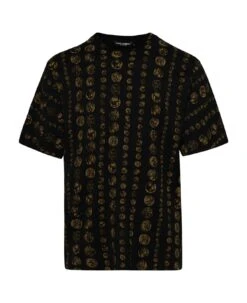 Dolce & Gabbana Coin T-shirt In Black Cotton