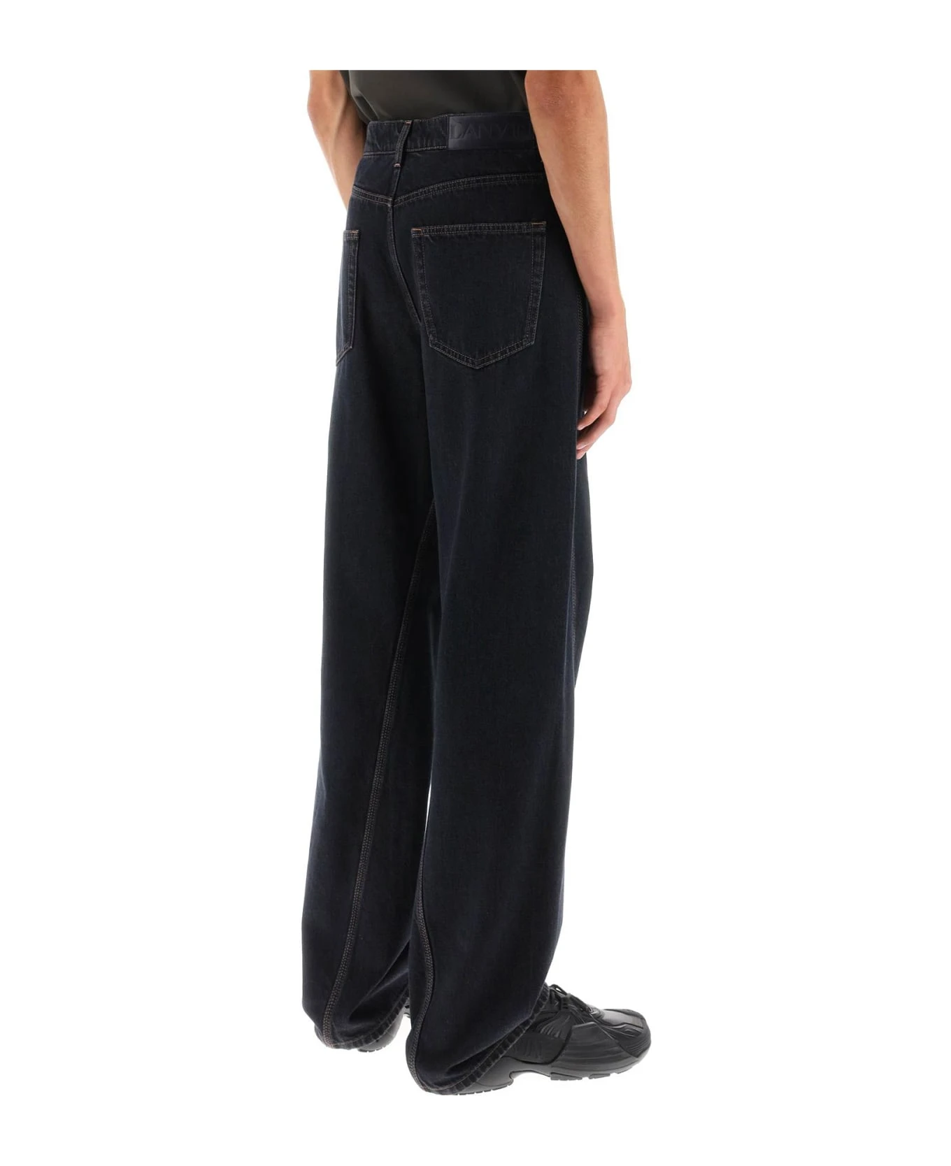 Lanvin Baggy Jeans With Twisted Seams - Image 3
