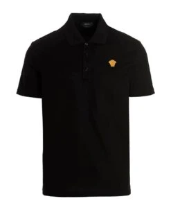 Versace 'medusa' Polo Shirt