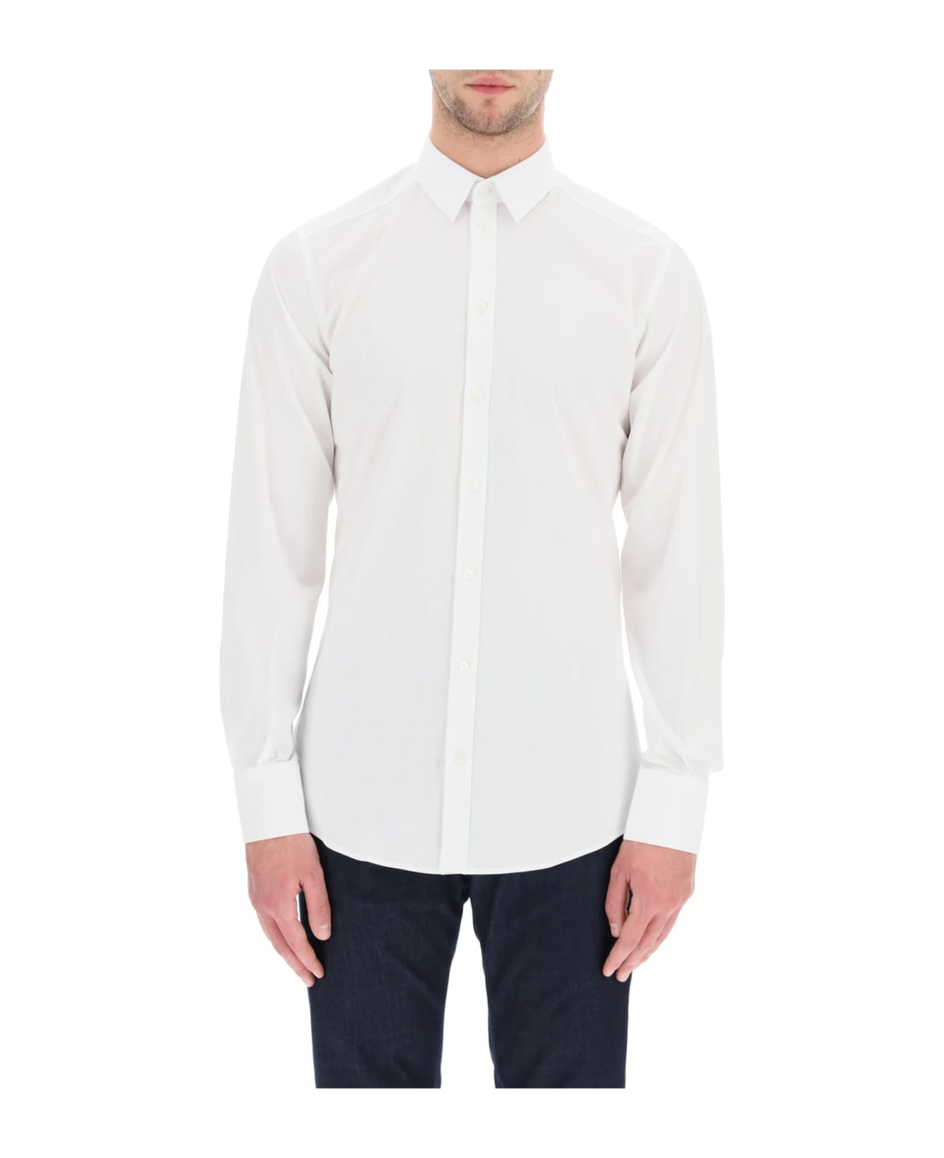 Dolce & Gabbana Gold Fit Poplin Shirt - Image 2