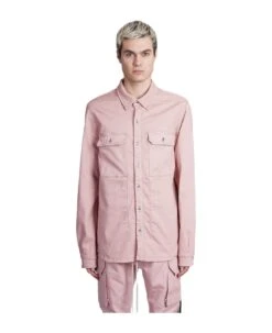 Outhershirt Shirt In Rose-pink Cotton