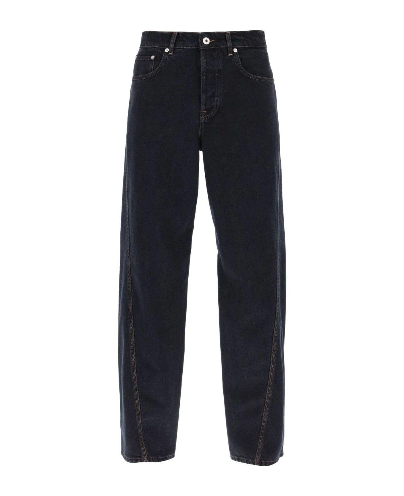 Lanvin Baggy Jeans With Twisted Seams