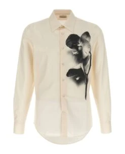 Alexander McQueen 'ink Flower' Shirt