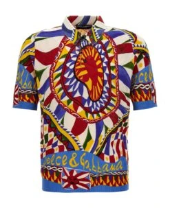 Dolce & Gabbana 'carretto' Polo Shirt