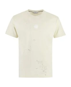 Stone Island Cotton Crewneck T-shirt