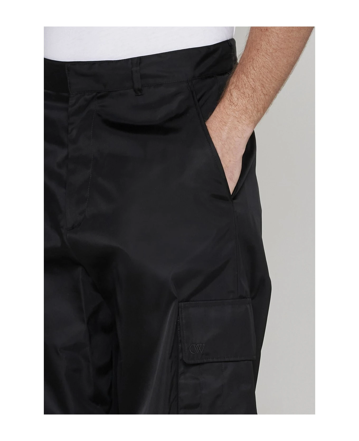 Off-White Nylon Cargo Pants - Image 5