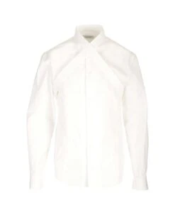 Off-White Shirt With Crossed Bands