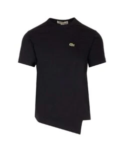 Comme Des Garcons Black Asymmetric T-shirt X La Coste