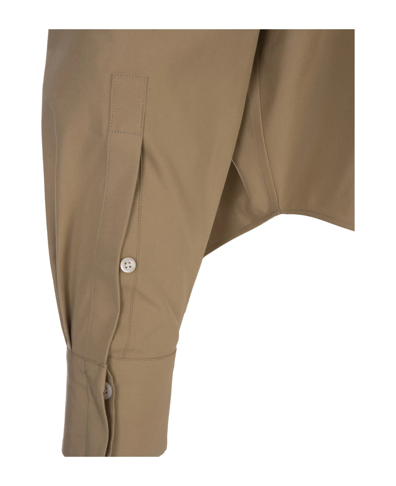 Alexander McQueen Military Pocket Overshirt In Beige - Image 4