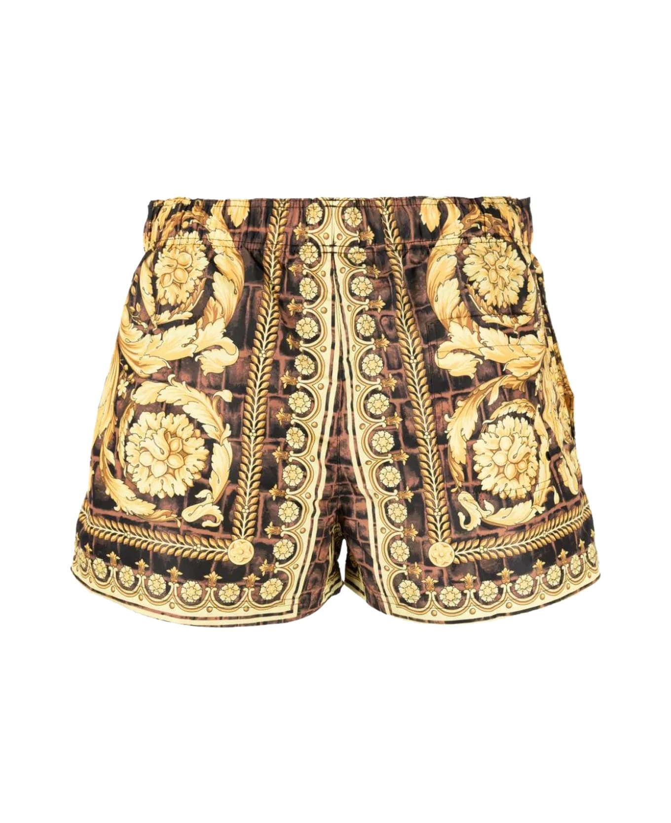 Versace Swim Boxer Nylon Golfo Cocco Barocco Print - Image 2