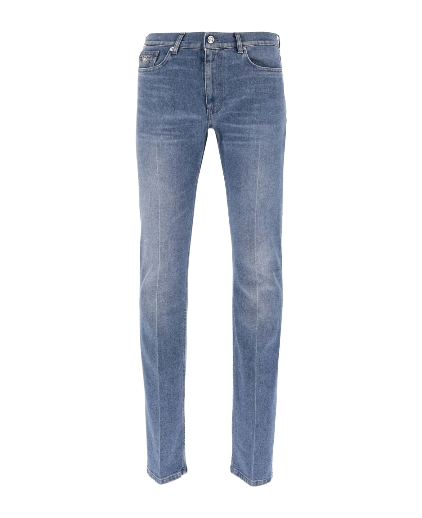 Versace Cotton Blend Denim Jeans