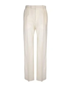 Gucci Cream Wool Trousers