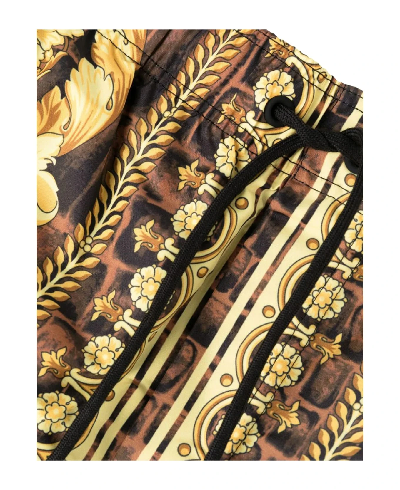Versace Swim Boxer Nylon Golfo Cocco Barocco Print - Image 3