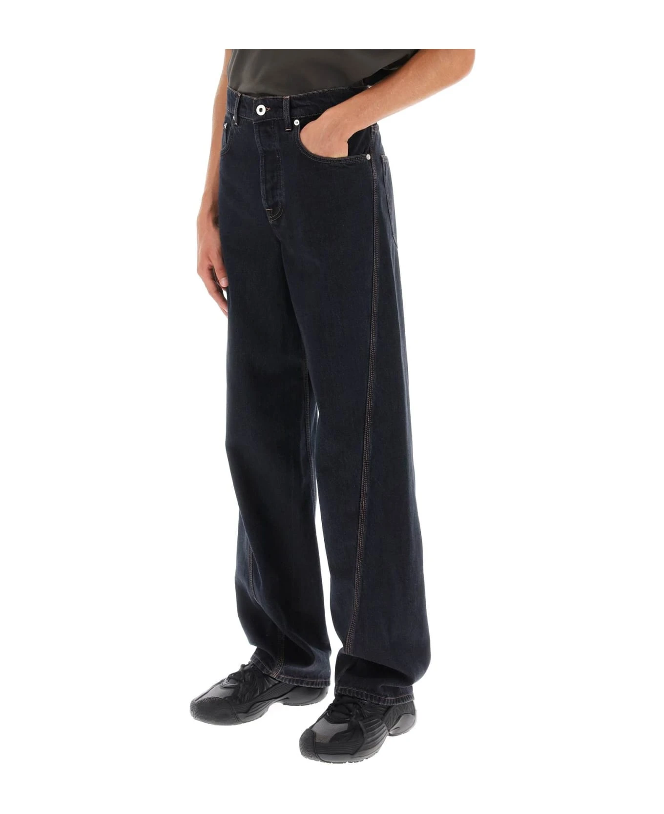Lanvin Baggy Jeans With Twisted Seams - Image 4