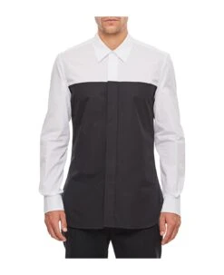 Alexander McQueen Contrast Cotton Shirt