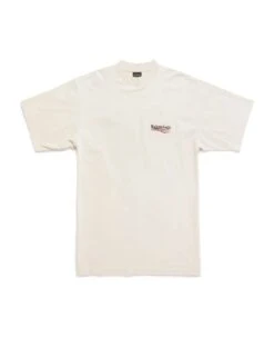 Balenciaga Light Beige T-shirt With Logo