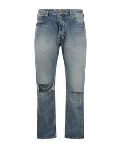 Balenciaga Buckle Loose Fit Jeans