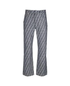 FENDI 'ff' Jacquard Denim
